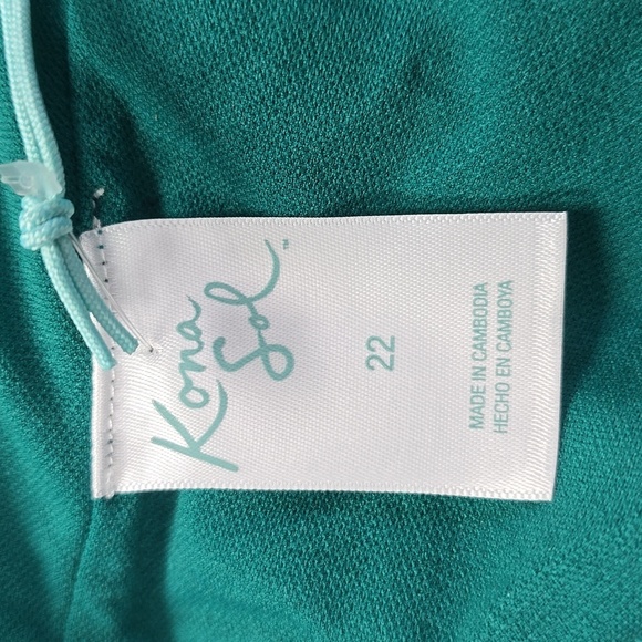 Women's Pucker Square Neck One Piece Swimsuit | Kona Sol | 22 - Picture 10 of 10